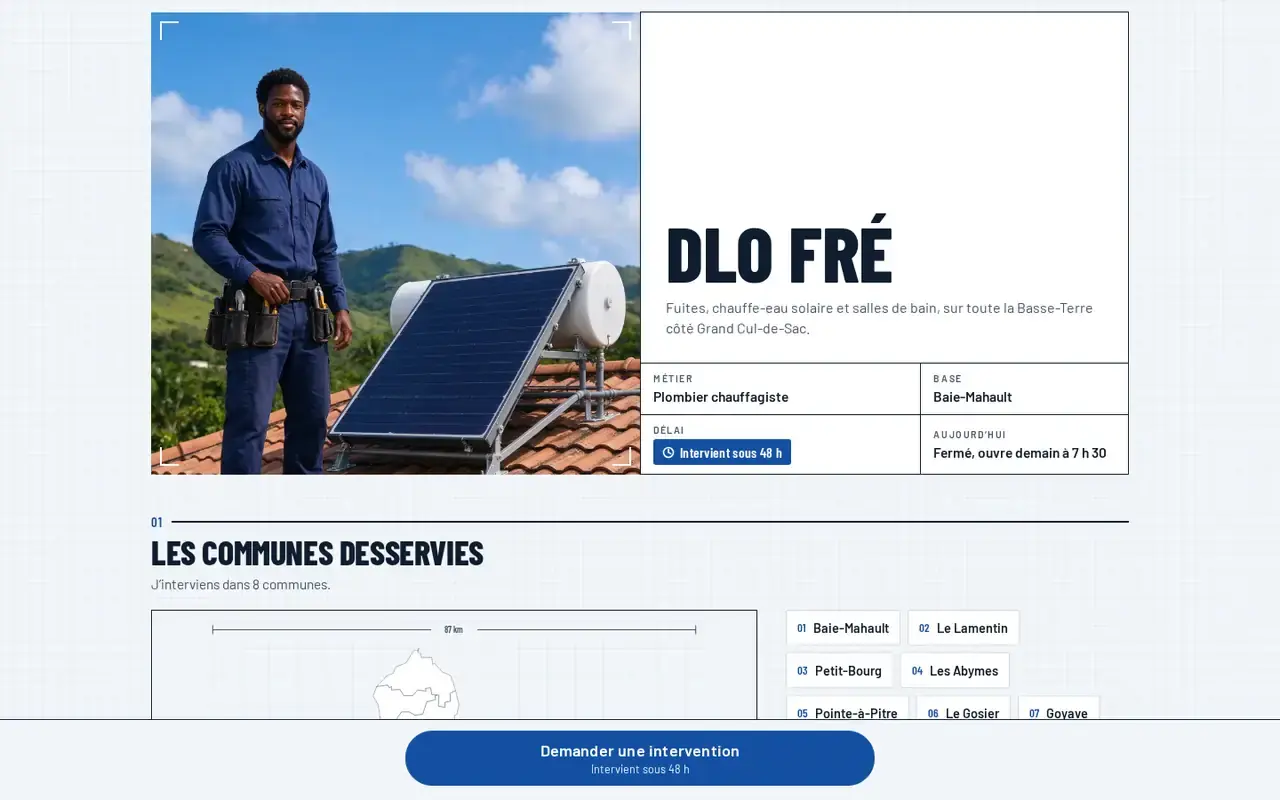 Thème Kaz sur ordinateur, avec un commerce imaginé.