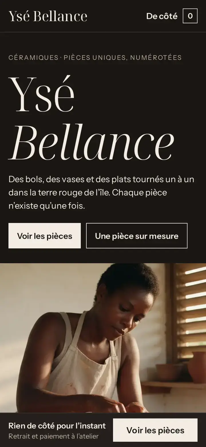 Lanmen, déclinaison Ébène, sur téléphone