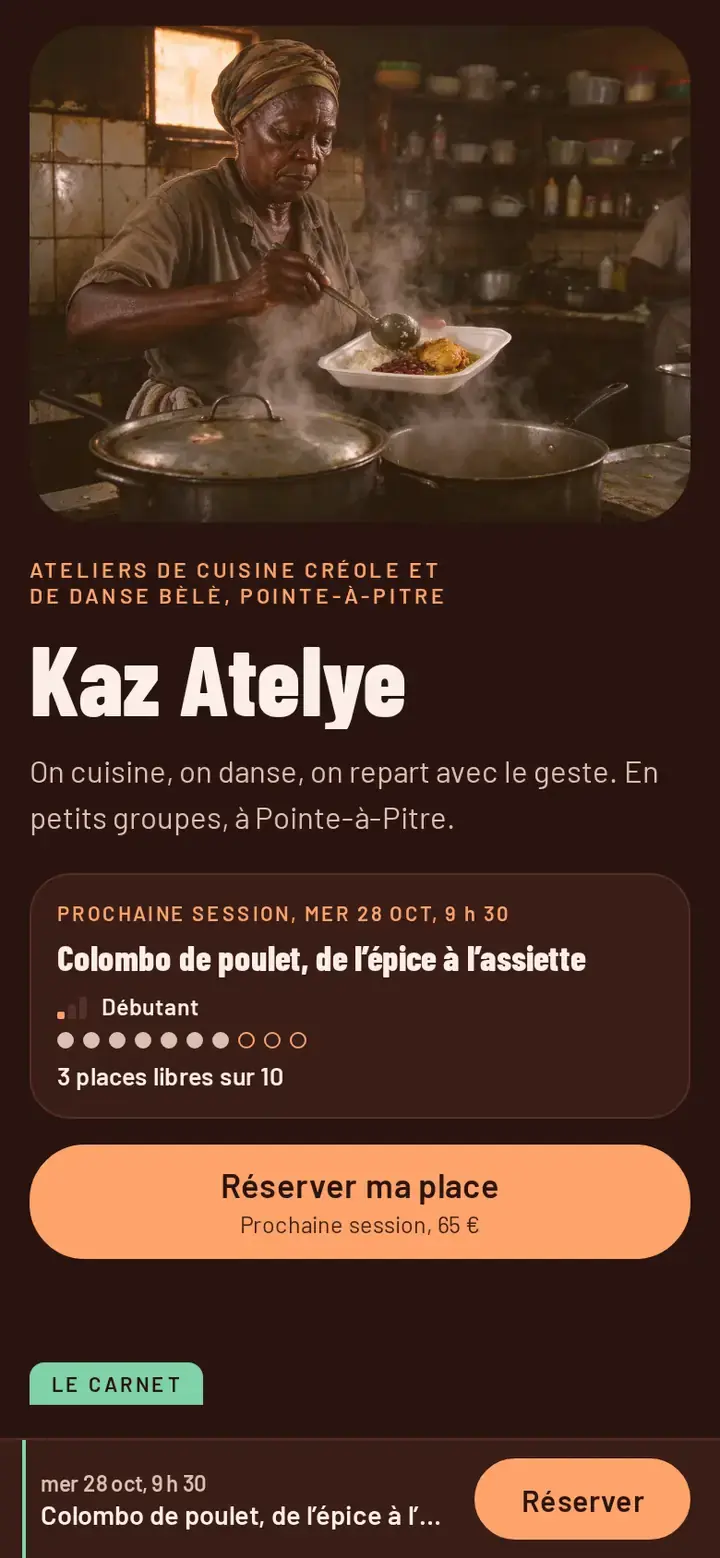 Lekòl, déclinaison Bèlè, sur téléphone