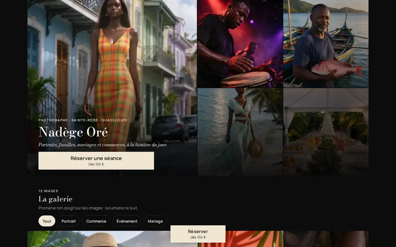 Thème Limyè sur ordinateur, avec un commerce imaginé.