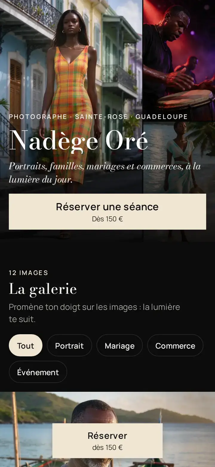 Une boutique imaginée, habillée par le thème Limyè.