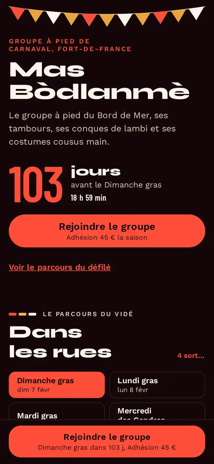 Une boutique imaginée, habillée par le thème Vaval.