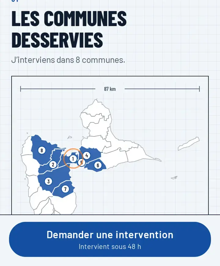 La carte de l’île, dans le thème Kaz