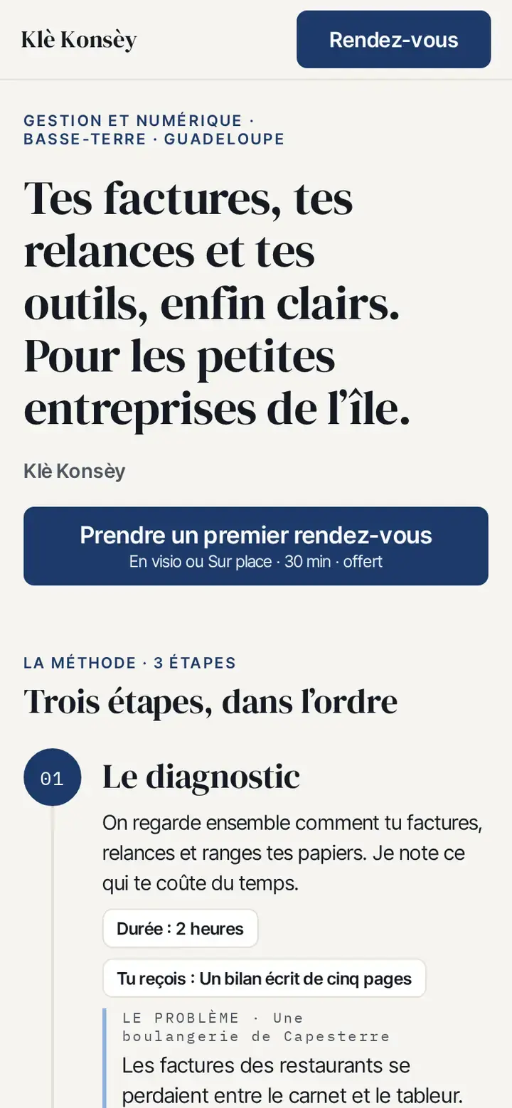 Une boutique imaginée, habillée par le thème Konsèy.