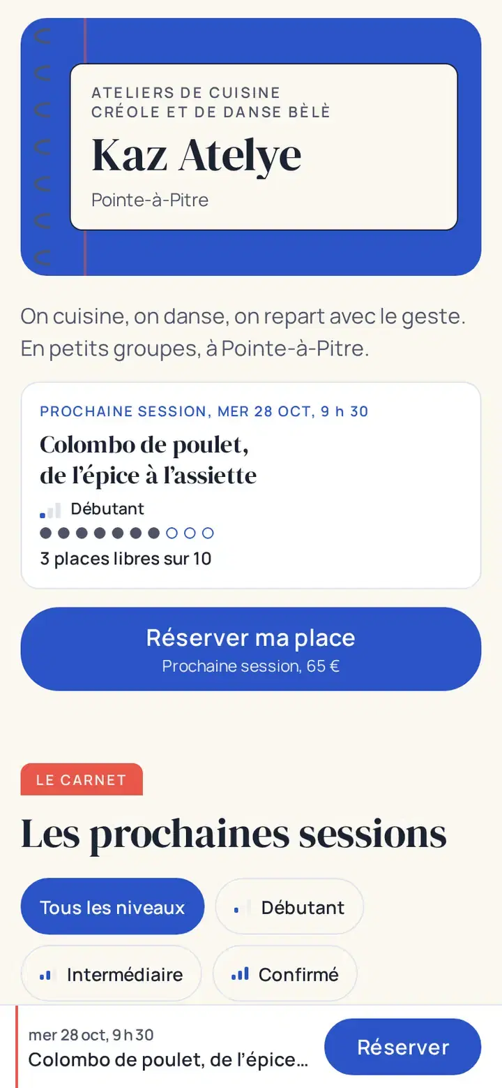 Une boutique imaginée, habillée par le thème Lekòl.